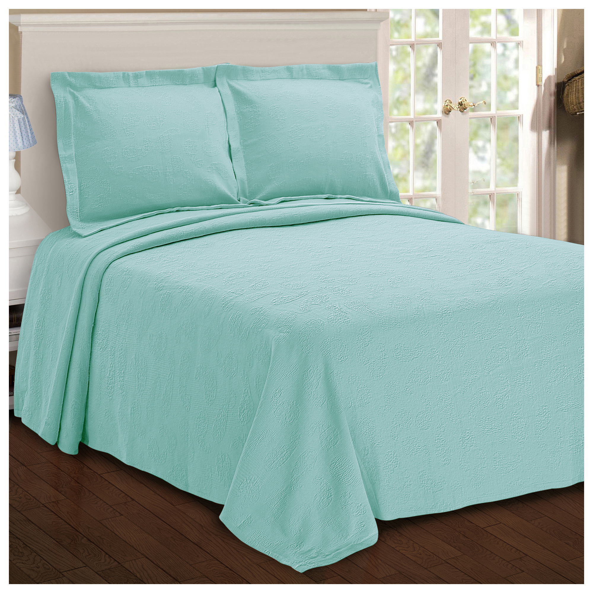 100 Cotton Jacquard Premium Matelasse Bedspread eBay